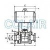 GUQ-10(F)，GUQ-16(F)，GUQ-25(F)，GUQ-32(F)，GUQ-40(F)，氣動高真空球閥