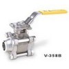 V-358B，對(duì)焊三片式全徑球閥