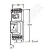 MMH-110/MMH-130/MMH-210/MMH-230,最大負(fù)載10A、30A 可更換元件避雷器
