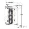 MDR-8 ,8點(diǎn)ON-OFF信號(hào)用 端子盤型避雷器