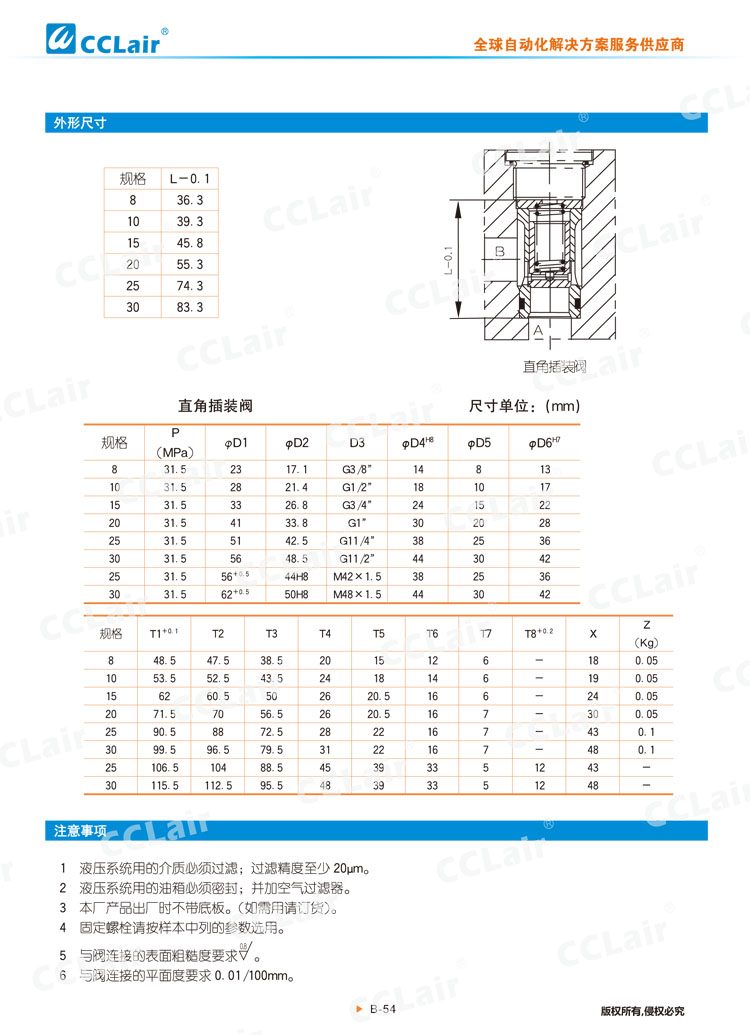 M-SR型插裝式單向閥-4 