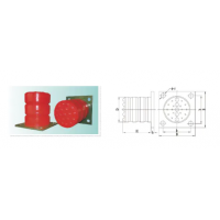 QS-HS3-4160/5200/5220/8130/9750/14400，QS-HS3-740/940/1270/1480/1990/2540/3260，QS-HS3-28/40/60/65/100/130/150/200/290/330/460/600， QS-HS3型聚氨酯緩沖器