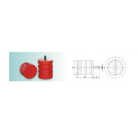 QS-HS1-600/740/940/1270/1480/1990/2540/3260/5200，QS-HS1-28/40/60/65/100/130/150/220/290/360/470，QS-HS1型聚氨酯緩沖器