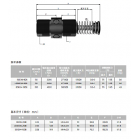 BDE64-50/100B，LEBDE64-50B，BDE64-50/100,LEBDE64-50，大型可調(diào)節(jié)液壓緩沖器BDE6425-64150